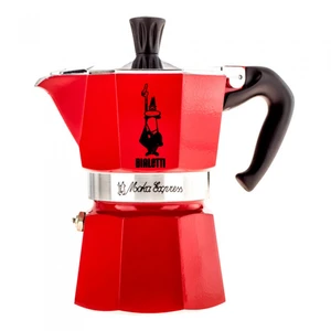 Bialetti Moka Express 3 šálky červená