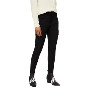 Vero Moda Dámské kalhoty VMVICTORIA Slim Fit 10180484 Black S/30