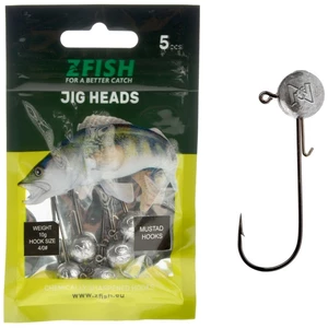 Zfish jigová hlava jig head premium 5 ks - 12 g háčik 4/0