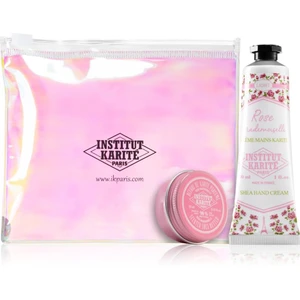 Institut Karité Paris Gift Sets Hologram Pouch Rose Mademoiselle sada (s hydratačným účinkom)