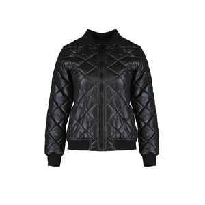 Trendyol Black Oversize Bomber Down Jacket