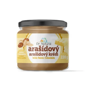 Dr.Natural Arašidový krém s bielou čokoládou 220g