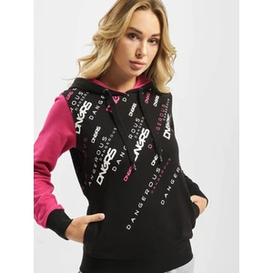 Down to Earth Hoody black/pink