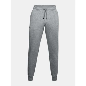 Under Armour Rival Fleece Joggers Pánské tepláky 1357128-012 grey XXL