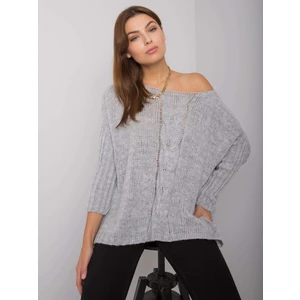 OCH BELLA Gray oversized sweater