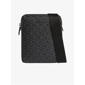 Black Men's Patterned Small Crossbody Bag Calvin Klein - Men's