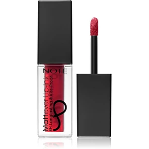 Note Cosmetique Mattever Lip-ink tekutý rúž s matným finišom 14 Unpredictable Red 4,5 ml