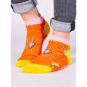 Yoclub Unisex's Ankle Funny Cotton Socks Patterns Colours SKS-0086U-B600