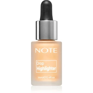 Note Cosmetique Drop Highliter tekutý rozjasňovač s kapátkem 02 Charming Desert 14 ml