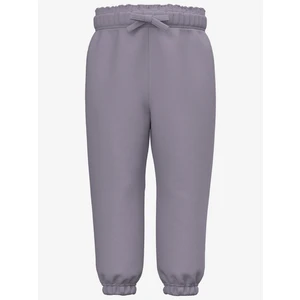 Purple girls' sweatpants name it Flis - Girls