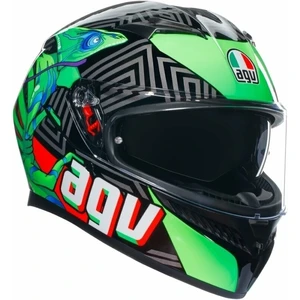 AGV K3 Kamaleon Black/Red/Green M Bukósisak