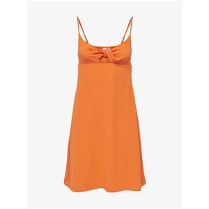 Orange Ladies Dress ONLY Mette - Ladies