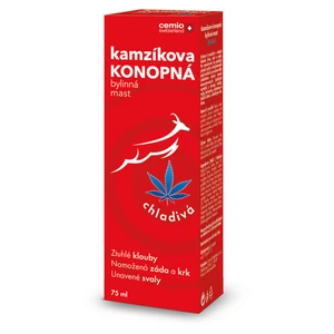 Kamzíkova konopná bylinná mast chladivá, 75 ml