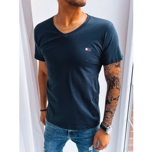 Men's T-shirt with dark blue print Dstreet