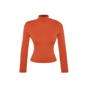 Trendyol Orange Premium Thread / Special Thread Knitwear Sweater