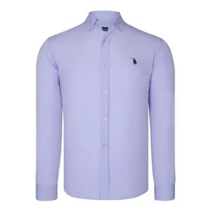 G725 DEWBERRY MENS SHIRT-LILAC