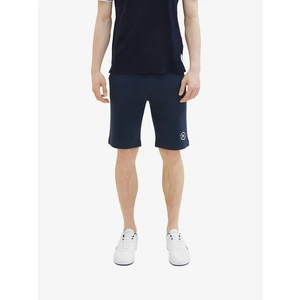 Dark blue mens tracksuit shorts Tom Tailor - Men