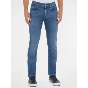 Modré pánské slim fit džíny Tommy Hilfiger Bleecker - Pánské