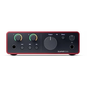 Focusrite Scarlett Solo 4th Gen Interfaz de audio USB