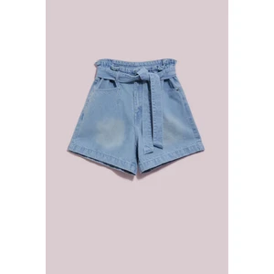 WOMEN'S SHORTS L-SH-4003 LBblue