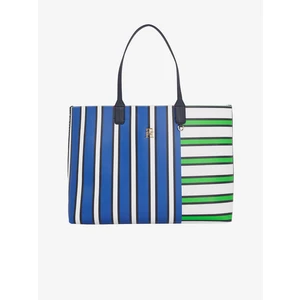 Green-Blue Ladies Striped Shopper Tommy Hilfiger - Women