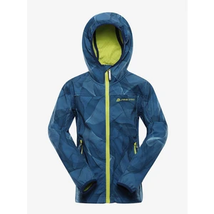 Kids softshell jacket ALPINE PRO HOORO vallarta blue variant PA