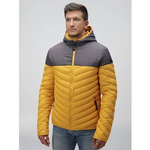 Men's Jacket LOAP JENDA Yellow/Dark Grey