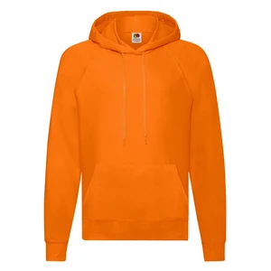 Orange Men's Hooded Sweat Sweat Fruit of the Loom