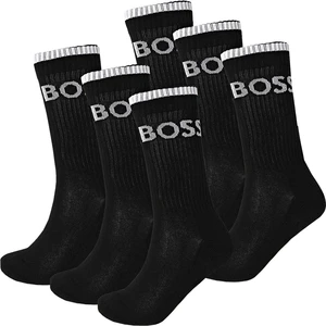 6PACK socks Hugo Boss high black