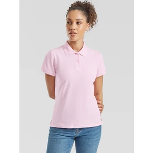 Polo Fruit of the Loom Pink Women's T-shirt