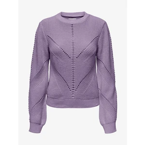 Purple Womens Patterned Sweater ONLY Ella - Women