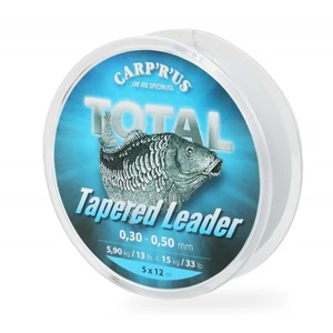 Carp'r' us ujímáný šokový vlasec total tapered line - priemer 0,28-0,50 mm