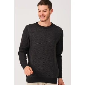 V0213 DEWBERRY MEN'S SWEATER-ANTHRACITIS