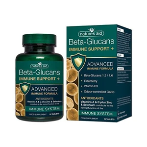 Natures Aid Beta Glukany + (na podporu Imunity) 30 tablet