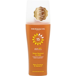 Dermacol Mléko na opalování s rozprašovačem Sun SPF 15 (Water Resistant Milk Spray) 200 ml