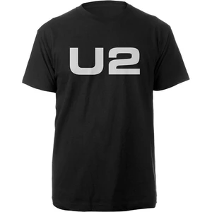 U2 Tricou Logo Negru XL