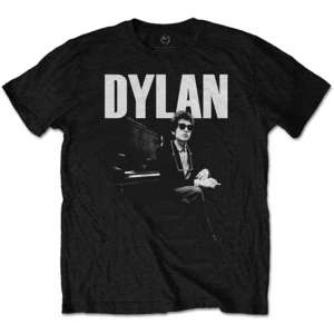 Bob Dylan Tričko At Piano Černá 2XL