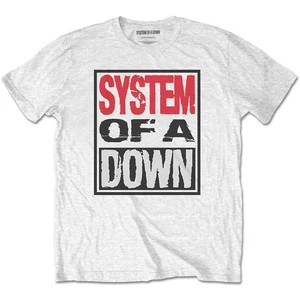 System of a Down T-shirt Triple Stack Box L Blanc