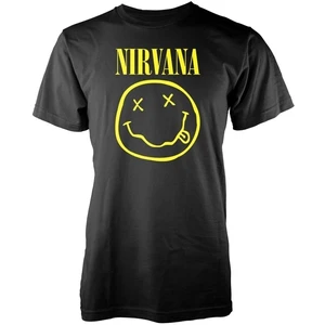 Nirvana Koszulka Smiley Logo Czarny XL