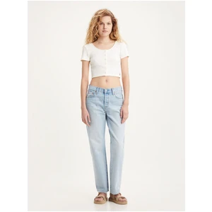 Levi's Světle modré dámské straight fit džíny Levi's® 501 90s - Dámské