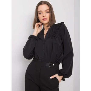 Black formal blouse Oceane OCH BELLA