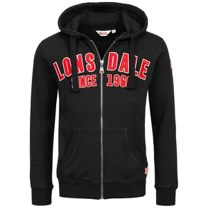 Férfi melegítő felső Lonsdale 117141-Black/Red/White