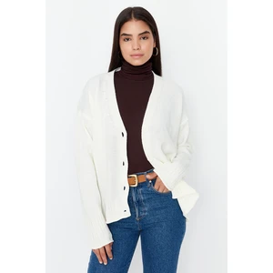 Trendyol Cardigan - Ecru - Regular fit