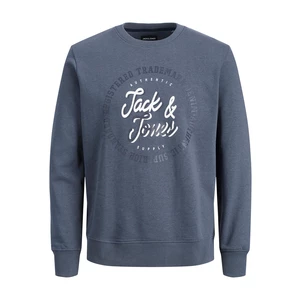 Jack&Jones Pánská mikina JJSTAMP Regular Fit 12211549 Ombre Blue S