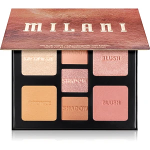 Milani All-Inclusive Eye, Cheek & Face Palette paletka pre celú tvár Light To Medium