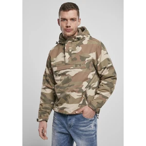 Fleece Pull Over Windbreaker Light Woodland