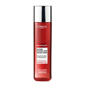 L’Oréal Paris Revitalift Glycolic peeling toner exfoliační čisticí tonikum 180 ml