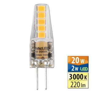 LED žárovka G4 McLED 2W (20W) teplá bílá (3000K) 12V ML-325.004.92.0