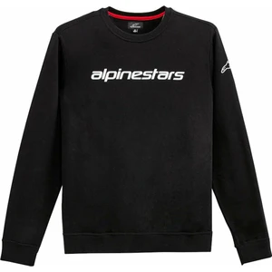 Alpinestars Linear Crew Fleece Black/White 2XL Felpa