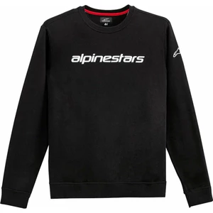 Alpinestars Linear Crew Fleece Black/White 2XL Sweatshirt